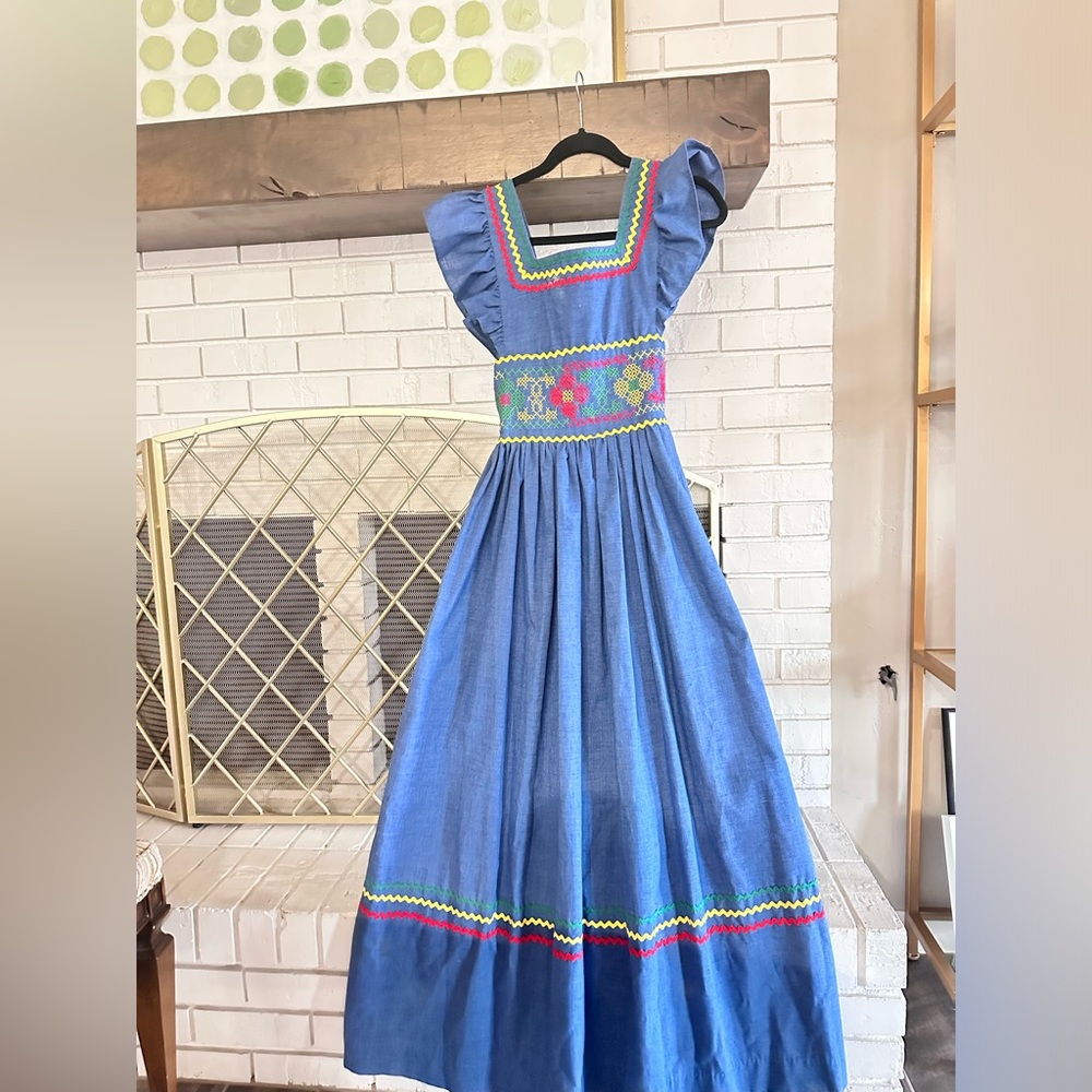 Vintage Jean dress midi